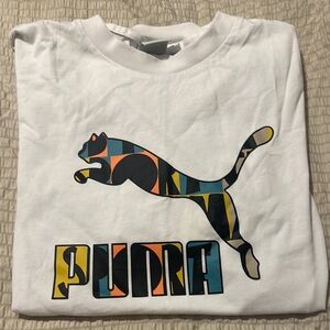 Puma Multicolor Cat Graphic Tee